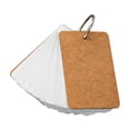 thumbnail image 2 of Iron Ring Blank Cards for Handwritten Notes | Loose-Leaf Paper Refillable Fragment Cards | Portable Flip Notebook for Study Room School Office, 2 of 7