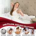 thumbnail image 2 of Therapeutica Cervical Orthopedic Foam Sleeping Pillow; For Neck, Shoulder, and Back Pain Relief; Helps Spinal Alignment; Back and Side Sleeping, Firm - Average, 2 of 9
