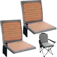 thumbnail image 1 of Portable Heated Seat Cushion for Bleachers Foldable Heating Cushion 3 Mode Adjustable Heated Stadium Chair Bleacher Seat for Bleachers Indoor, Power Bank Not Included, 1 of 8