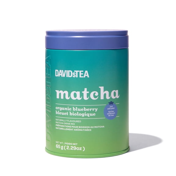 DAVIDsTEA - Tea Tin - Organic Blueberry Matcha