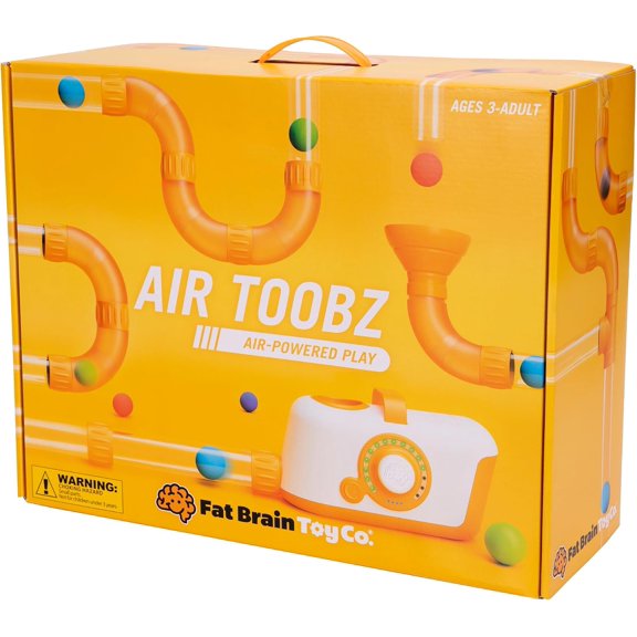 Fat Brain Toys The Original Air Toobz - Air-Powered STEM Building Toy - Kids & Teens