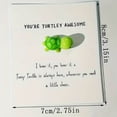 thumbnail image 3 of 1 Pce Motivation Tortue Enseignant Tu Es Mignon Cadeau d'Amitié avec Carte Cartes de Remerciement Vierges au Dos Cartes Postales de Remerciement Petite Entreprise Personnaliser Cartes de la Fête des Pères pour Petit Ami Cartes de la Saint-Valentin, 3 of 4