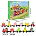 thumbnail image 3 of multicolor Magnetic Fruit Train Toy Early Learning Educational Stem Toy For Toddlers Boys Girls Building Blocks Set Kids Developmental Activity Gift, 3 of 9