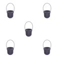 thumbnail image 1 of Transemion ABS Decorate With Lightweight Planter With Removable Strape And Wall-Mount Option Inner Layer Hollowed Out For Better Black 8.7*9.5*20.5cm 5Set, 1 of 6