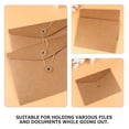 thumbnail image 3 of CHICHUMID 10Pcs Paper Envelope Pouches Kraft Paper Bags for Organizing Important Documents, 3 of 6