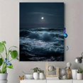 thumbnail image 4 of Qisvanset Beach Wave Ocean Canvas Print 12x16 Inch Resort Wall Decor, 4 of 8