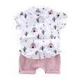 thumbnail image 2 of LSLJS Baby Girl Clothes Outfits Short Sets 2 Pieces with T-Shirt + Short Pants Summer Outfits, 2 of 4