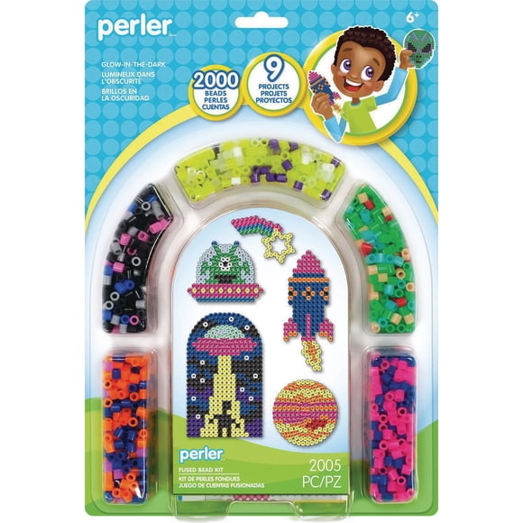 Perler Glow in the Dark Fused Bead Kit