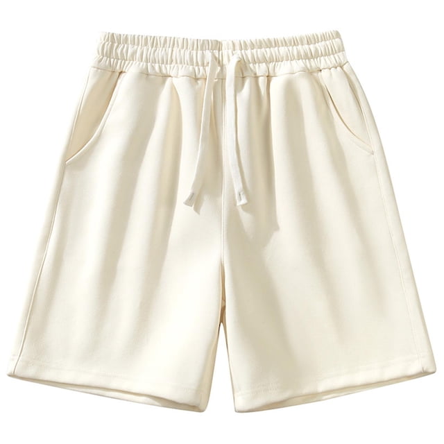 Diufon Men's Athletic Shorts Drawstring Waisted Outdoor Sport Shorts Spring Summer Hiking Shorts with Pockets