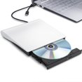 thumbnail image 1 of External CD DVD Drive USB 3.0 Type C Portable CD/DVD -/+RW Player Burner Reader Optical Drive ,Widely Use, 1 of 6