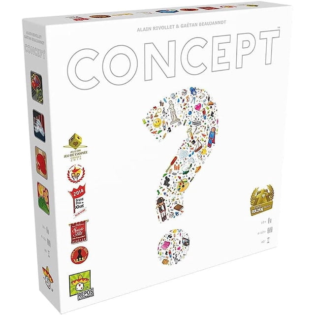 Concept Board Game – Creative Guessing & Communication Game, Family Party Game, Ages 10+, 4–12 Players - English