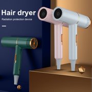Household Hair Dryer with 800W High-Power Blue Light Negative Ion Hair Care Blow Dryer Women Men Hair Dryer for Mute & Quick Drying Hair (UK Plug)