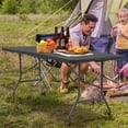 thumbnail image 2 of FDW 6-Foot Folding Table, 70-Inch Portable Plastic Folding Table, Heavy-Duty Fold-in-Half Table, 29-Inch Height, Folding Banquet Table for Parties, Events, Camping & Outdoor Use, 2 of 7