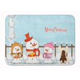 thumbnail image 1 of Carolines Treasures BB2444RUG Merry Christmas Chinese Crested Cream Machine Washable Memory Foam Mat, 1 of 4