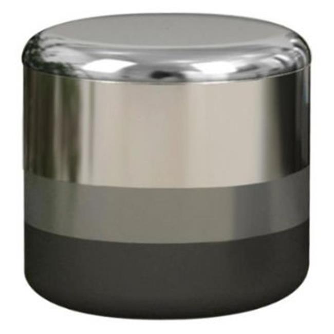 Tatara Group TR1H Collection Triune Pot en Coton - Finition Platine 3 Tons - Lot de 2