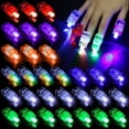 thumbnail image 1 of 210PCS Finger Lights, 7 Color Modes Finger Flashlights, Battery Powered Light Up Finger Ring Toys, Mini Finger Lamps, Glow in The Dark Party Supplies for Rave Concert Shows, 1 of 9