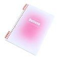 thumbnail image 1 of Clearance Pastel Aesthetic notebook Spiral Notebook, A4 Binder Journal 8mm Ruled 4 Color 60 Sheets Pastel Gradient Notebook for Women Business Work, Back to Schools Gradient Pink 8.34x5.9IN, 1 of 9