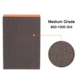 thumbnail image 4 of Unique Bargains 4pcs Sanding Sponge Blocks 800-1000 Grits Block 100x70x25mm, Brown&Orange, 4 of 7