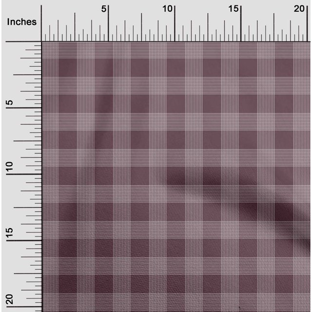 oneOone Viscose Jersey Fabric Gingham Check Decor Fabric Printed BTY 60 Inch Wide