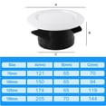 thumbnail image 3 of MYG Adjustable Air Vent Covers Round Ceiling Vent Bathroom Extractor Fan Vent Cover, 3 of 10