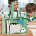 thumbnail image 5 of Transparent Document Bag Exam Specific Bag Subject Bag Hand- Book Bag Exam Paper Tutoring Bag Document Storage Bag, 5 of 5