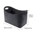 thumbnail image 3 of Yhmxh Sac de Rangement pour Bois de Chauffage Lourd Ciré Sac de Rangement pour la Maison Organisation et Rangement Décoration Intérieure, 3 of 6