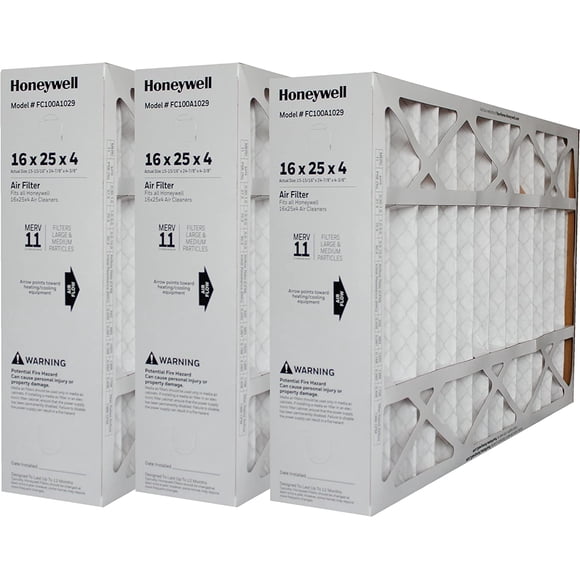 Honeywell Home FC100A1029 16x25x4 PACK OF 3