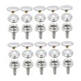 thumbnail image 2 of Boutons Pression Métalliques Jeans Vestes Cuir Robuste Boutons Pression 10 Ensemble, 2 of 8