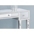 thumbnail image 2 of Monarch Specialties Accent Table, Console, Entryway, Narrow, Sofa, Storage Drawer, Living Room, Bedroom, Mirror, Grey, Clear, Transitional, 2 of 4