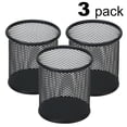 thumbnail image 1 of Daisyyozoid Steel Metal Mesh Cylinder Pen Holder Container Pen Cas, 1 of 3