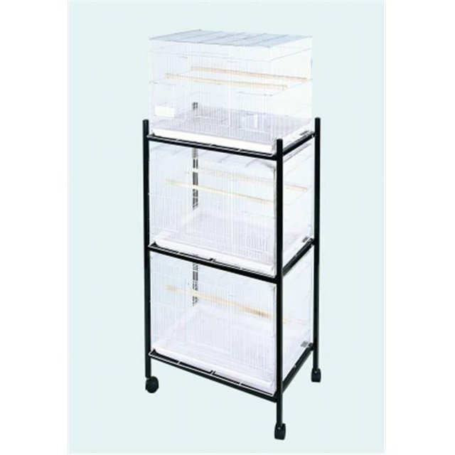A & E Cage 503 Stand-3 White Support à 3 Niveaux pour 503 Cages