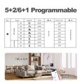 thumbnail image 2 of Smart Tuya WiFi Thermostat Voice Control 3A Digital Programmable LCD Display Touchscreen Underfloor Heating Temperature Controller Digital Intelligent Wall Thermostat for Water Heating Compatible, 2 of 8