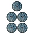 thumbnail image 2 of mmirethe Unique Style Round Wall Clock Timeless For Any Space Durable Construction Decorative Wall Clock As Shown type 10 5Set, 2 of 6