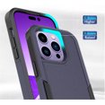 thumbnail image 2 of [PST] iPhone 15 Plus / 14 Plus Hard Case, Dual Layers Heavy Duty Rubber Armor Bumper Hard Case Cover, 2 of 5