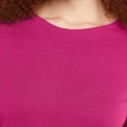 thumbnail image 4 of Hanes T-Shirt à Manches Longues Col Rond pour Femmes, G, Rose Vif, 4 of 6