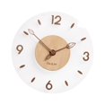thumbnail image 1 of Moderne Minimaliste Acrylique Horloge Murale Silencieux Décoratif Mur Rond Pendules 14 Pouces, 1 of 7