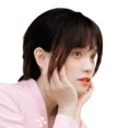 thumbnail image 1 of EGNMCR Wigs Human Hair Bangs Wig Piece Wig Bangs Fluffys Invisible Natural Straight Bangs Wig bangs bangs, 1 of 3