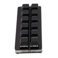 thumbnail image 1 of One Handed Programmable Mechanical Keyboard, 12 Keys RGB Multifunctional Mechanical Gaming Keypad, Programmable Macro Keyboard, One Handed Keyboard for, 1 of 7