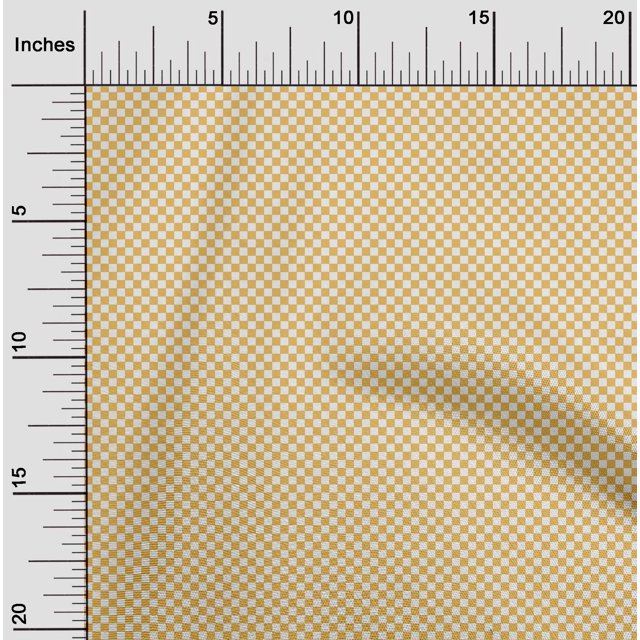 oneOone Silk Tabby Fabric Geometric Check Fabric Prints By Yard 42 Inch Wide