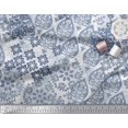 thumbnail image 2 of Soimoi Poly Georgette Fabric Damask Patchwork Fabric Prints By Yard 52 Inch Wide, 2 of 3