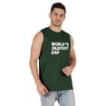 thumbnail image 2 of Inkmeso Printed Graphic World Okayest Dad€ T-Shirt For Mens Best Daddy Ever Gift T-Shirt, 2 of 7