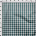 thumbnail image 4 of oneOone Rayon Teal Green Fabric Check Sewing Material Print Fabric By The Yard 56 Inch Wide, 4 of 4