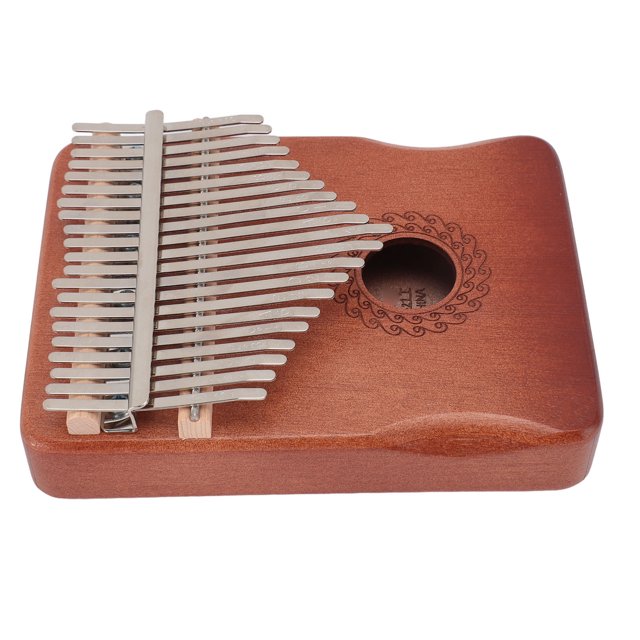21 Keys Kalimba Thumb Piano, Portable Musical Single Board Thumb Piano Instruments with Finger Protectors Suitable for Professional Music Lovers