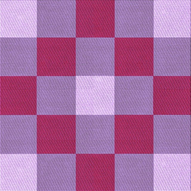 Ahgly Company Machine Washable Indoor Square Transitional Medium Violet Red Pink Area Rugs, 7' Square