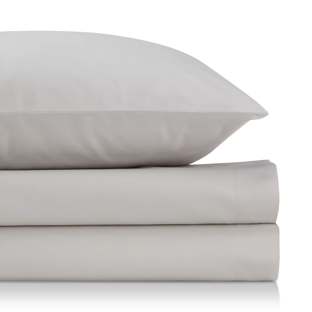 Bouclair Gris Ensemble de Draps en Bambou 4 Pcs Grand Lit