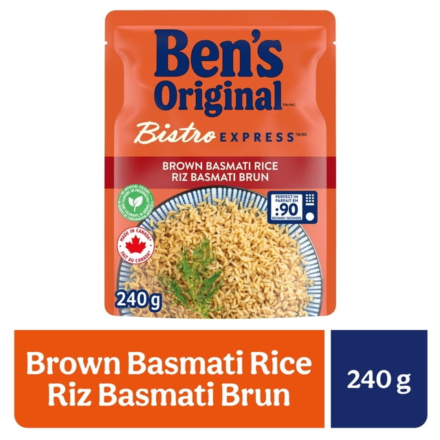 BEN'S ORIGINAL BISTRO EXPRESS Brown Basmati Rice Side Dish, 240g Pouch