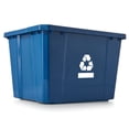 thumbnail image 1 of Gracious Living Medium Curbside Blue Box 17 Gal Home Recycling Bin(24 Pack), 1 of 11