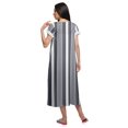 thumbnail image 4 of Moomaya Chemise de Nuit en Coton Imprimée pour Femmes à Manches Courtes, 4 of 5
