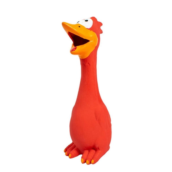 Soft Extruded Rubber Chicken Pet Dog Toy Latex Screaming Pet Toy Chicken O5J5