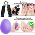 thumbnail image 4 of Jubipavy Grip Training Finger Strength Exerciser Silicone High Elastic Egg Adult Children Decompression Hand Grip Tool, 4 of 6